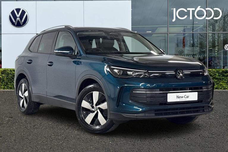 Used 2026 VOLKSWAGEN Tiguan Match 1.5 eTSI 150 PS 7-Speed DSG 5 Door Nightshade Blue at JCT600