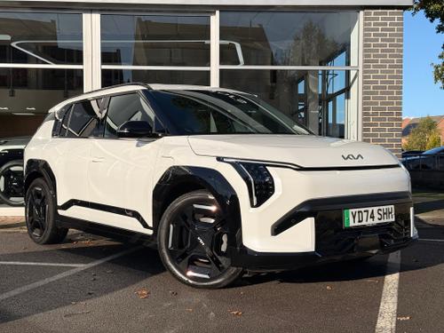 Used 2025 Kia EV3 81.4kWh GT-Line SUV 5dr Electric Auto (201 bhp) White Pearl at Piccadilly Motors