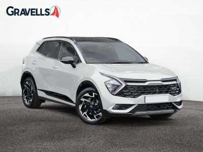Used 2023 Kia SPORTAGE 1.6 T-GDi MHEV GT-Line S SUV 5dr Petrol Hybrid DCT Euro 6 (s/s) (148 bhp) FUSION WHITE at Gravells
