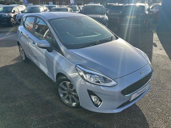 Used 2021 Ford Fiesta 1.0T EcoBoost MHEV Trend Hatchback 5dr Petrol Manual Euro 6 (s/s) (125 ps) Blue at Dinnages