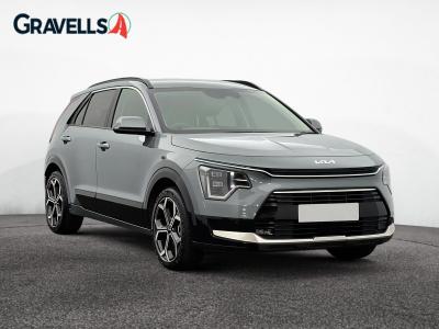 Used 2024 Kia NIRO 1.6h GDi 3 SUV 5dr Petrol Hybrid DCT Euro 6 (s/s) (139 bhp) steel grey at Gravells