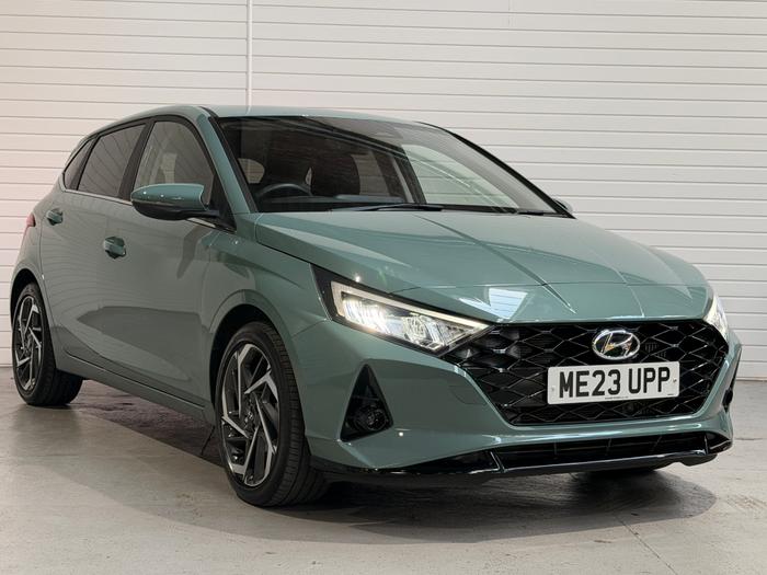 Used 2023 Hyundai i20 1.0 T-GDi MHEV Premium Hatchback 5dr Petrol Hybrid DCT Euro 6 (s/s) (100 ps) Green at Windsors of Wallasey