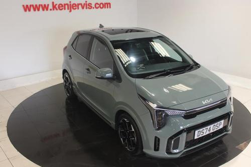 Used 2024 Kia Picanto 1.2 GT-Line S Hatchback 5dr Petrol AMT Euro 6 (s/s) (77 bhp) Green at Ken Jervis