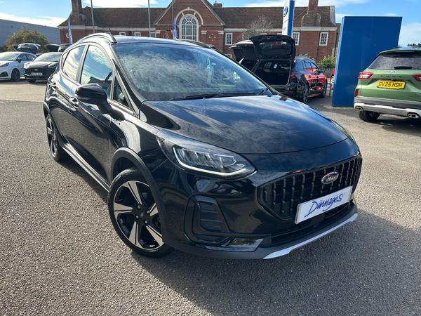Used 2022 Ford Fiesta 1.0T EcoBoost Active Hatchback 5dr Petrol Manual Euro 6 (s/s) (100 ps) Agate Black at Dinnages