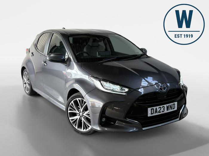 Used 2023 Toyota Yaris 1.5 VVT-h Excel Hatchback 5dr Petrol Hybrid E-CVT Euro 6 (s/s) (116 ps) Grey at Gravells