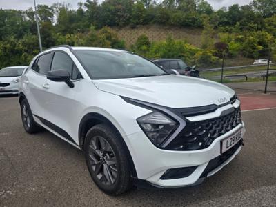 Used 2024 Kia Sportage 1.6 T-GDi ISG HEV GT-LINE Fusion White at Kia Motors UK