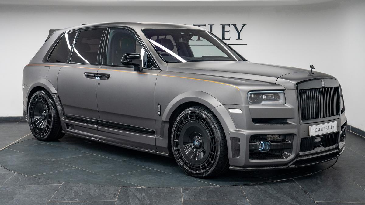 Used 2023 Rolls-Royce Cullinan V12 Urban Diamond Black Metallic (Satin Grey Wrap) at Tom Hartley
