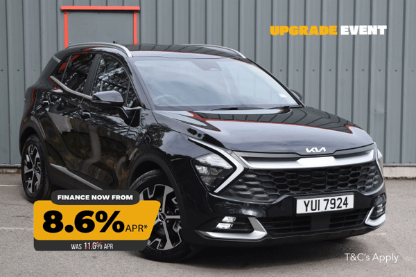 Used 2023 Kia SPORTAGE 1.6T GDi ISG 3 5dr Black at SERE Motors
