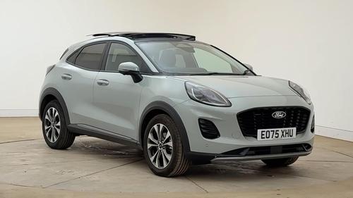 Used 2025 Ford Puma 1.0 MHEV TITANIUM MILD HYBRID MEGA SPEC Cactus Grey at Lawtons of Tadcaster