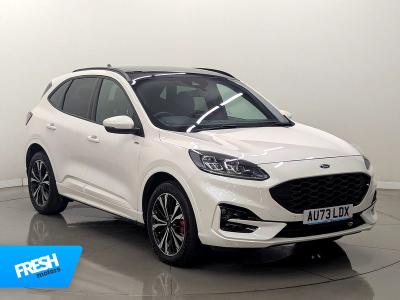 Used 2023 Ford Kuga Duratec ST-Line X Edition White Platinum (Exclusive Paint) at Fresh Motors Ltd