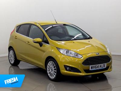 Used 2014 Ford Fiesta T EcoBoost Titanium Yellow at Fresh Motors Ltd