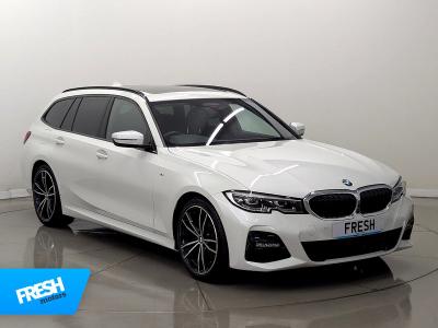Used 2020 BMW 3 Series 320D M Sport Touring Pearl White at Fresh Motors Ltd