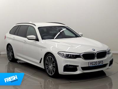 Used 2020 BMW 5 Series 520d MHT M Sport Alpine White at Fresh Motors Ltd