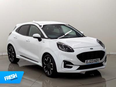 Used 2023 Ford Puma T EcoBoost MHEV ST-Line X Frozen White (Premium Paint) at Fresh Motors Ltd