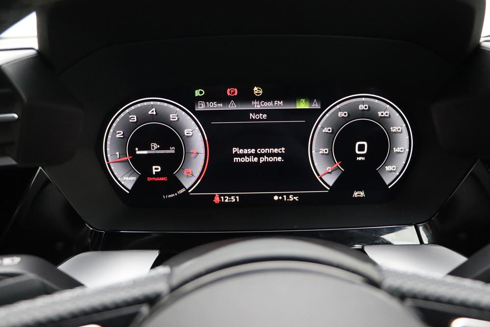 BROTECT 3x Airglass klare Schutzfolie(für Audi A3 2023 Virtual cockpit)