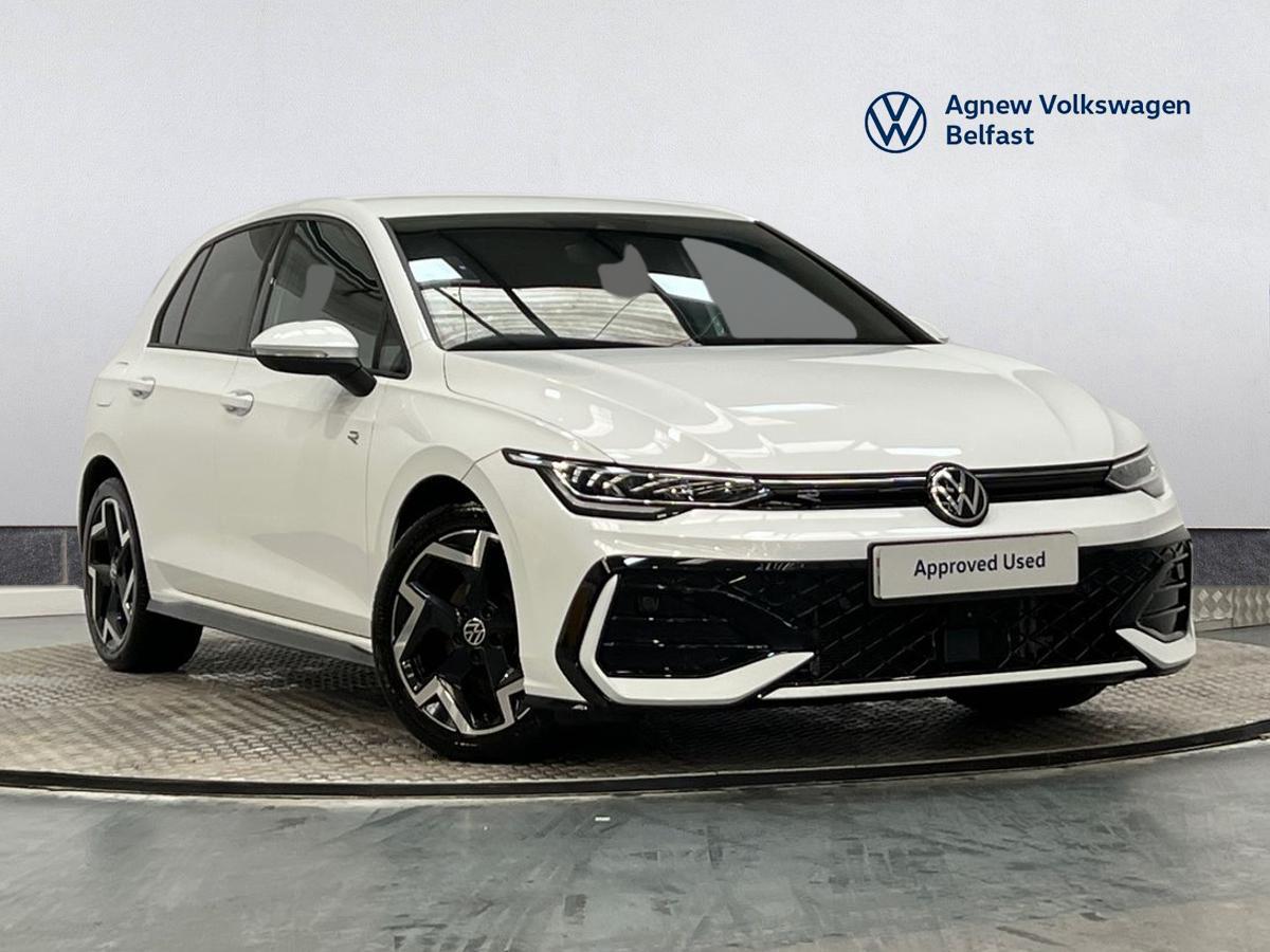 BANEL #FR2 GOLF ホワイト 新品 未開封 Used Cars NI | 2025 Volkswagen Golf 1.5 TSI 150 R-Line 5dr £25,450