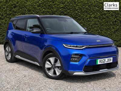 Used 2021 Kia Soul 150kW Electric Motor FIRST EDITION Neptune Blue With Black Roof at Kia Motors UK