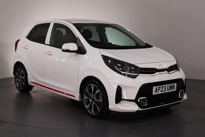 Used 2023 Kia Picanto 1.0 DPi ISG GT-LINE Clear White at Kia Motors UK