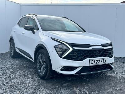 Used 2022 Kia Sportage 1.6 T-GDi ISG HEV GT-LINE Fusion White at Kia Motors UK