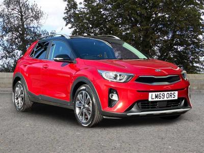 Used 2019 Kia Stonic 1.0 T-GDi 4 Blaze Red with Black Roof at Kia Motors UK