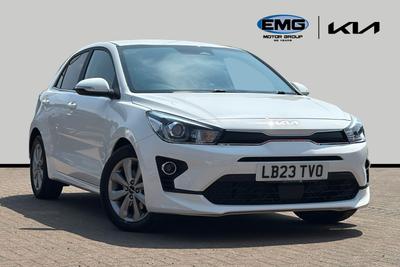 Used 2023 Kia Rio 1.0 T-GDi ISG 48V 3 Clear White at Kia Motors UK