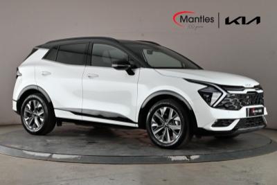 Used 2024 Kia Sportage 1.6 T-GDi HEV GT-LINE S Fusion White With Black Roof at Kia Motors UK