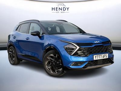 Used 2022 Kia Sportage 1.6 T-GDi ISG 48V GT-LINE S Blue Flame with Black Roof at Kia Motors UK