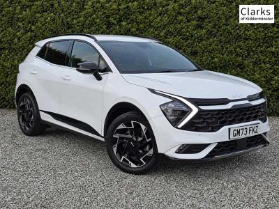 Used 2023 Kia Sportage 1.6 T-GDi ISG 48V GT-LINE Fusion White at Kia Motors UK