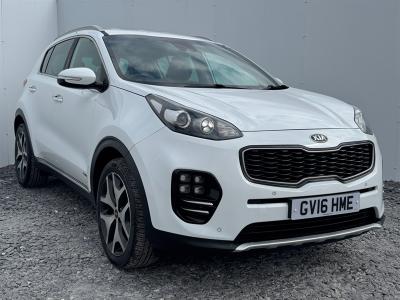 Used 2016 Kia Sportage 2.0 CRDi GT-LINE Fusion White at Kia Motors UK
