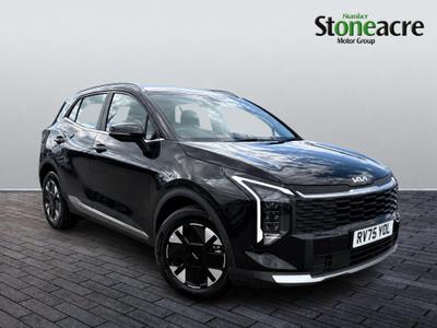 Used 2025 Kia Sportage 1.6 T-GDi HEV PURE Phantom Black at Kia Motors UK