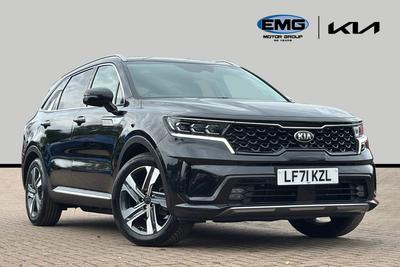 Used 2021 Kia Sorento 1.6 T-GDi HEV 3 Midnight Black at Kia Motors UK
