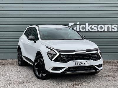 Used 2024 Kia Sportage 1.6 T-GDi ISG 48V GT-LINE Fusion White at Kia Motors UK