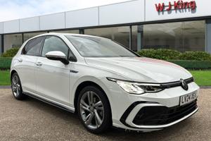 Volkswagen Golf R Line in WHITE £23,895