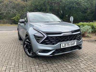 Used 2025 Kia Sportage 1.6 T-GDi 48V GT-LINE S Lunar Silver With Black Roof at Kia Motors UK