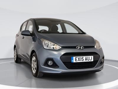 Used 2015 Hyundai i10 Hatchback SE blue at Kia Motors UK