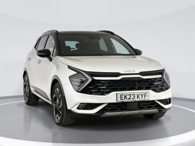 Used 2023 Kia Sportage 1.6 T-GDi ISG 48V GT-LINE S Fusion White with Black Roof at Kia Motors UK