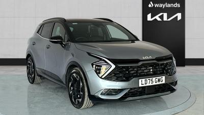 Used 2025 Kia Sportage 1.6 T-GDi 48V GT-LINE S Lunar Silver With Black Roof at Kia Motors UK