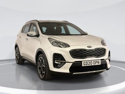 Used 2020 Kia Sportage 1.6 T-GDi GT-LINE Fusion White at Kia Motors UK