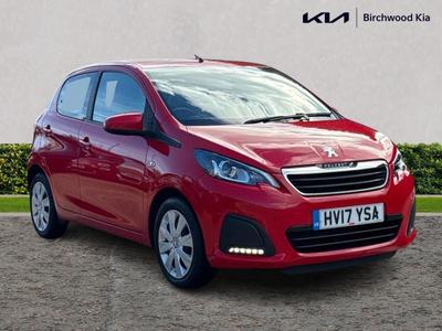 Used 2017 Peugeot 108 1.0 Active 5dr red at Kia Motors UK