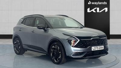 Used 2025 Kia Sportage 1.6 T-GDi 48V GT-LINE S Lunar Silver With Black Roof at Kia Motors UK