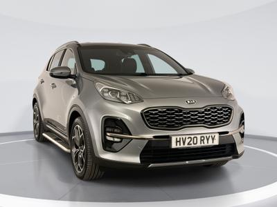 Used 2020 Kia Sportage 1.6 T-GDi GT-LINE Lunar Silver at Kia Motors UK
