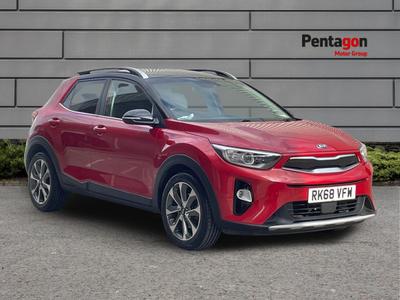 Used 2018 Kia Stonic 1.0 T-GDi FIRST EDITION Blaze Red with Black Roof at Kia Motors UK