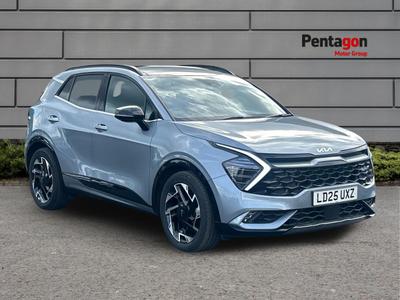 Used 2025 Kia Sportage 1.6 T-GDi 48V GT-LINE S SILVER at Kia Motors UK