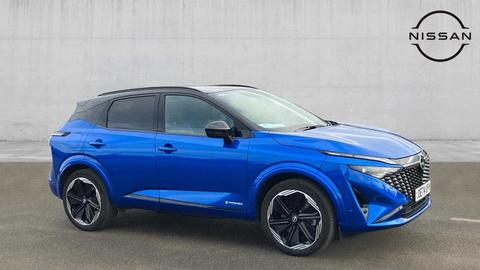 Used 2024 Nissan Qashqai 1.5 E-Power N-Design 5dr Auto Blue at West End Motors Bodmin