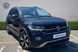 Used 2023 Volkswagen T-cross 1.0 TSI Black Edition 5dr Deep black