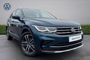 Used 2023 Volkswagen Tiguan 1.5 TSI 150 Elegance 5dr DSG Nightshade Blue