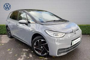 Used 2023 Volkswagen ID.3 150kW Family Pro Performance 58kWh 5dr Auto Moonstone Grey with Black Roof