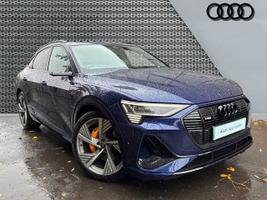Used 2022 Audi e-tron Sportback Vorsprung 55 quattro 300,00 kW Navarra blue, metallic