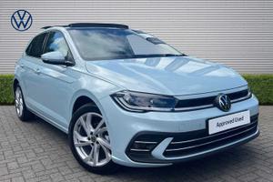 Used 2026 Volkswagen Polo 1.0 TSI Edition 50 5dr Crystal Ice Blue