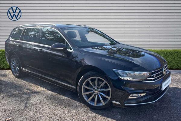 Used 2021 Volkswagen Passat 2.0 TDI 200 R-Line 5dr DSG **REAR VIEW CAMERA** Deep black at Martins Group